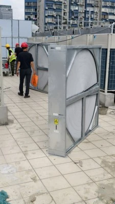 Montaža-namestitvene opreme podjetja z rotacijskimi kolesi za rekuperacijo to...